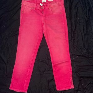 Pink Madewell Skinny jeans